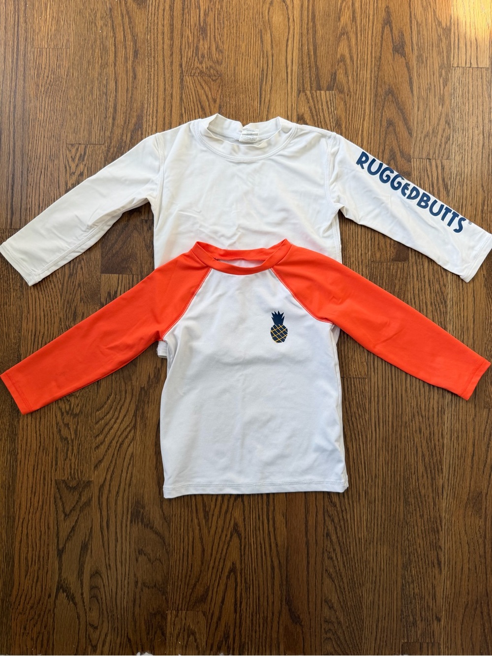 Long Sleeve Rash Guard Tops, size 2T